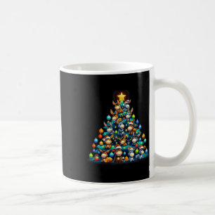 Donkey Animal Lover Julafton Gift Donkey jul Tre Kaffemugg