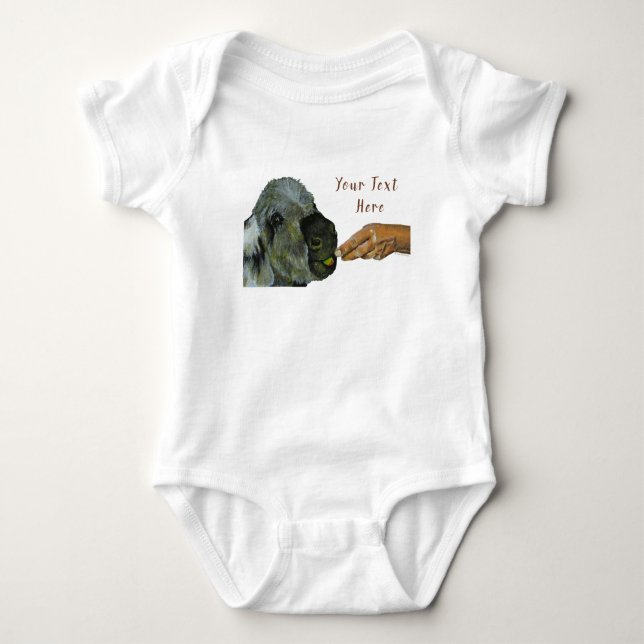Donkey Baby Bodykostdräkt T Shirt (Framsida)