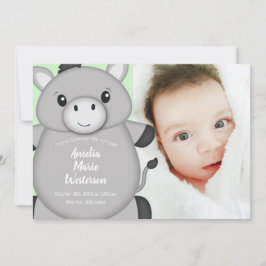 Donkey Baby-meddelande Inbjudningar