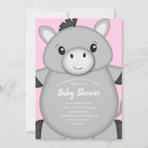 Donkey Baby Shower Rosa