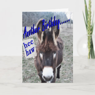Donkey Birthday-anpassning Kort