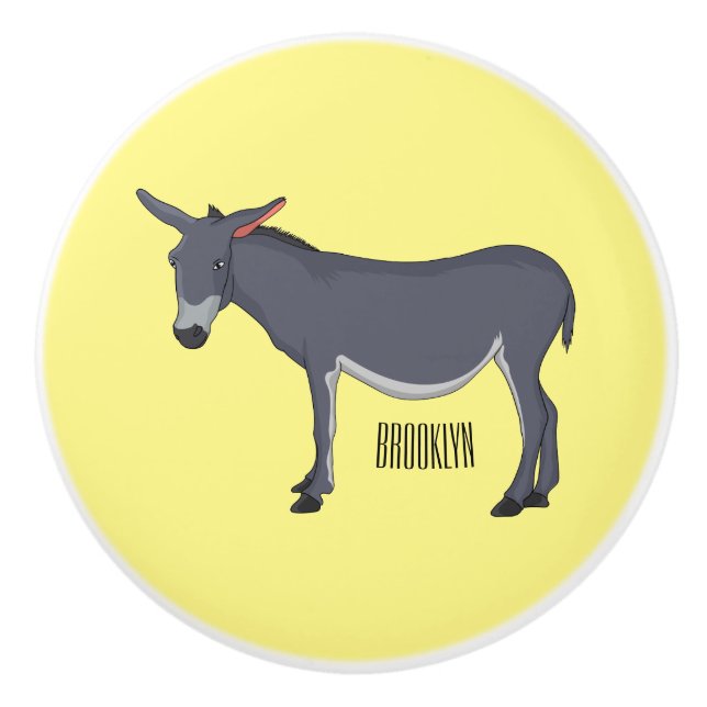 Donkey cartoon illustration  knopp (Framsidan)