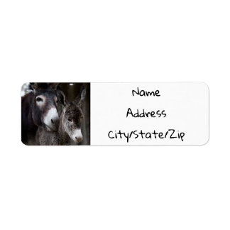***DONKEY COUPLE** RETURNERA ADRESSETIKETT RETURADRESS ETIKETT