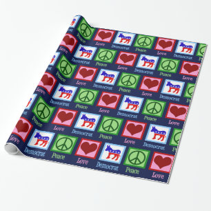 Donkey Cute från demokratiorganisationen Peace Kär Presentpapper