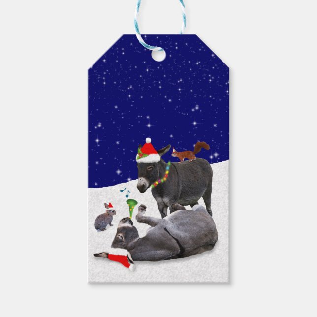 Donkey Daze Gift Märkres Presentetikett (Framsidan)