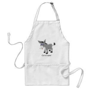 Donkey-design Förkläde