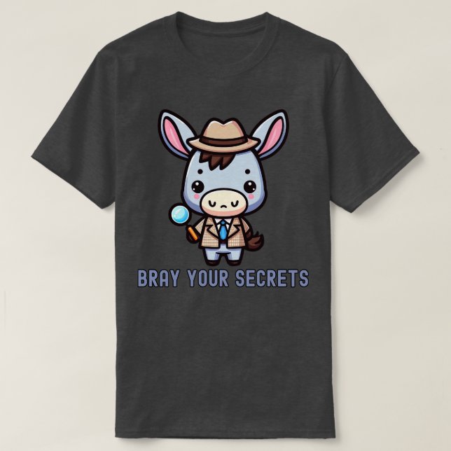 Donkey detektiv t shirt (Design framsida)