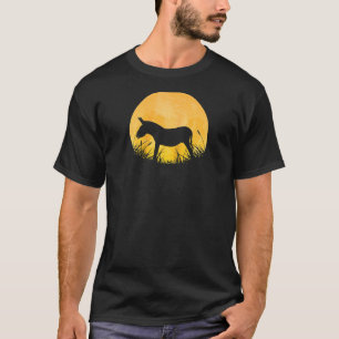 Donkey Easy Halloween Outfit Jackass Mule Måne Cos T Shirt