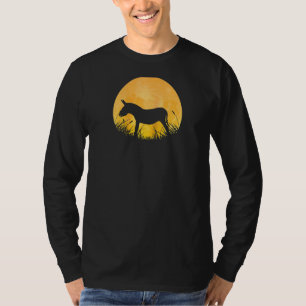 Donkey Easy Halloween Outfit Jackass Mule Måne Cos T Shirt