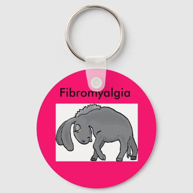 donkey, Fibromyalgia Nyckelring (Framsida)