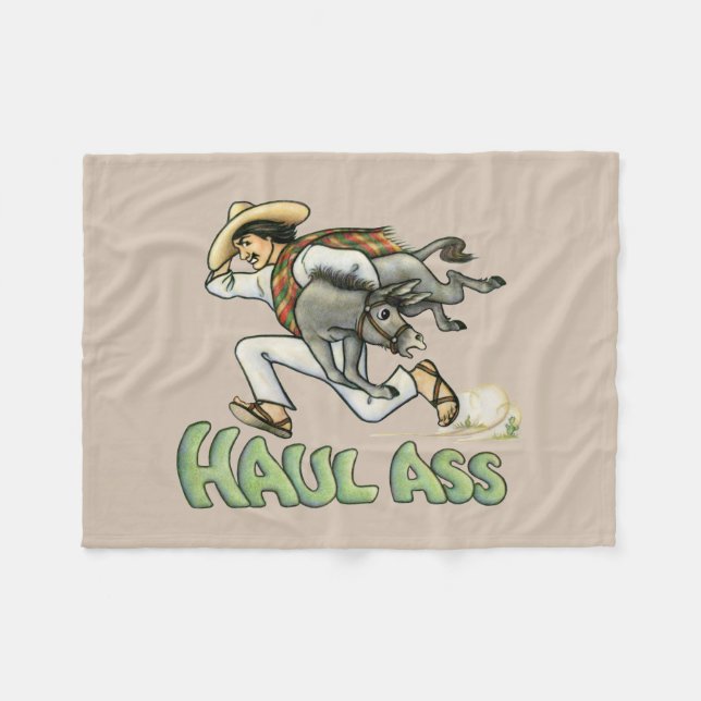 Donkey Fleece Blanket (Framsidan (Horisontell))