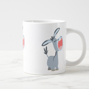 Donkey för Cute Singing Tecknad Jumbo Mugg