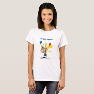 Donkey från Välsigna dig Amerika T Shirt