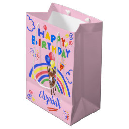 Donkey Gift Bag in Pink