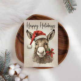 Donkey Glad helg Business-julkort