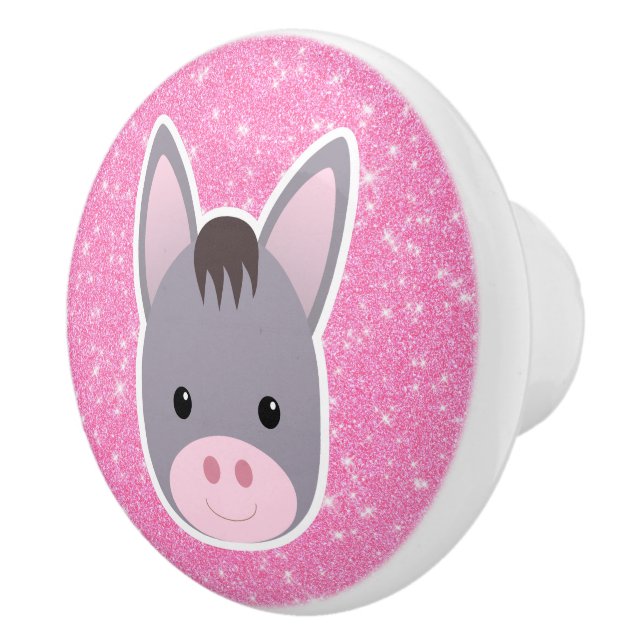 Donkey Glitter Knopp (Höger)