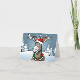 Donkey God jul Helgkort