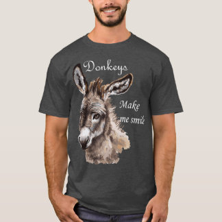 Donkey gör mig till Smile Cute Miniatyr Mini T Shirt