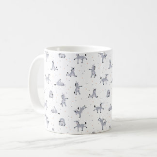 Donkey gör yoga kaffemugg