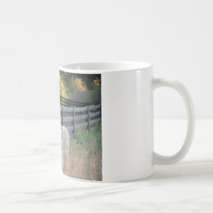 Donkey i Fält på hösten Kaffemugg