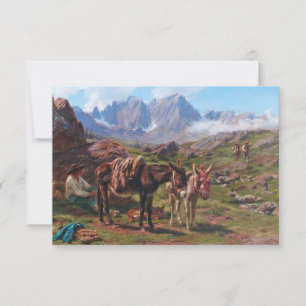 Donkey i Pyrenébergen (Rosa Bonheur) Kort