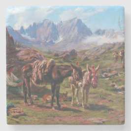 Donkey i Pyrenébergen (Rosa Bonheur) Stenunderlägg