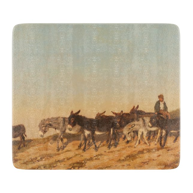 Donkey i söder om Frankrike (av Eugène Burnand) (Framsidan)