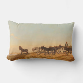 Donkey i söder om Frankrike (av Eugène Burnand) Lumbarkudde