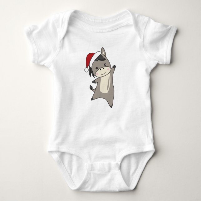 Donkey jul Donkey Winter Animals T Shirt (Framsida)