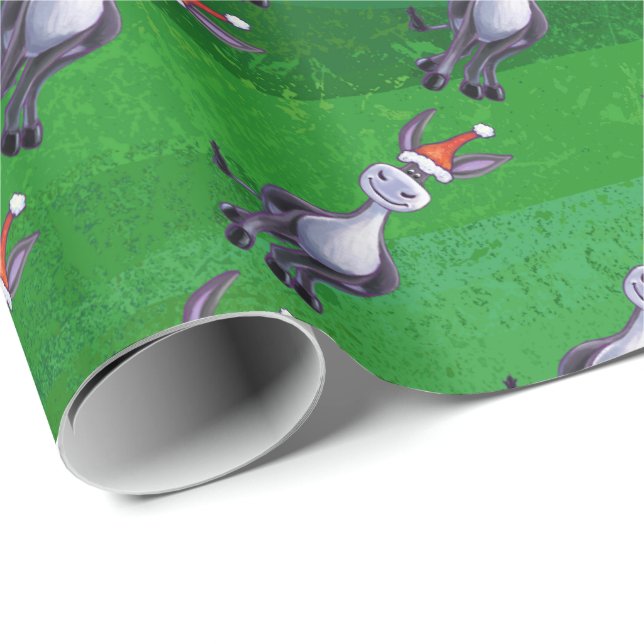 Donkey-jul Presentpapper (Rullad Hörn)