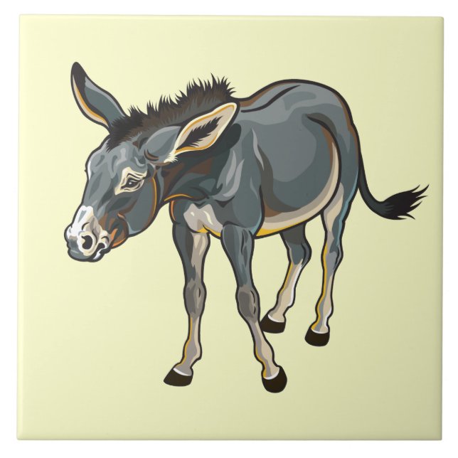 donkey kakelplatta (Framsidan)