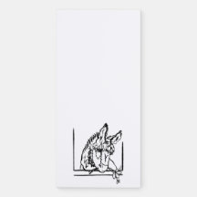 Donkey Kärlek Magnetic Anteckningsblock