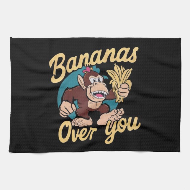 Donkey Kong,Bananas over You Kökshandduk (Horisontell)