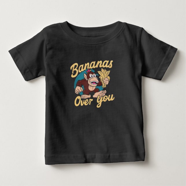 Donkey Kong,Bananas over You T Shirt (Framsida)