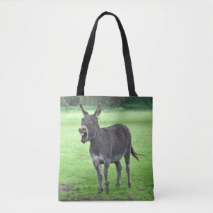 Donkey Laugh All over Print Bag Tygkasse