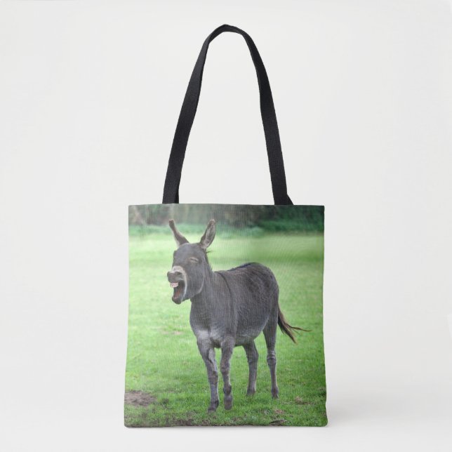 Donkey Laugh All over Print Bag Tygkasse (Framsida)