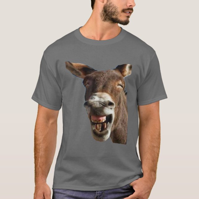 DONKEY LAUGHING T SHIRT (Framsida)