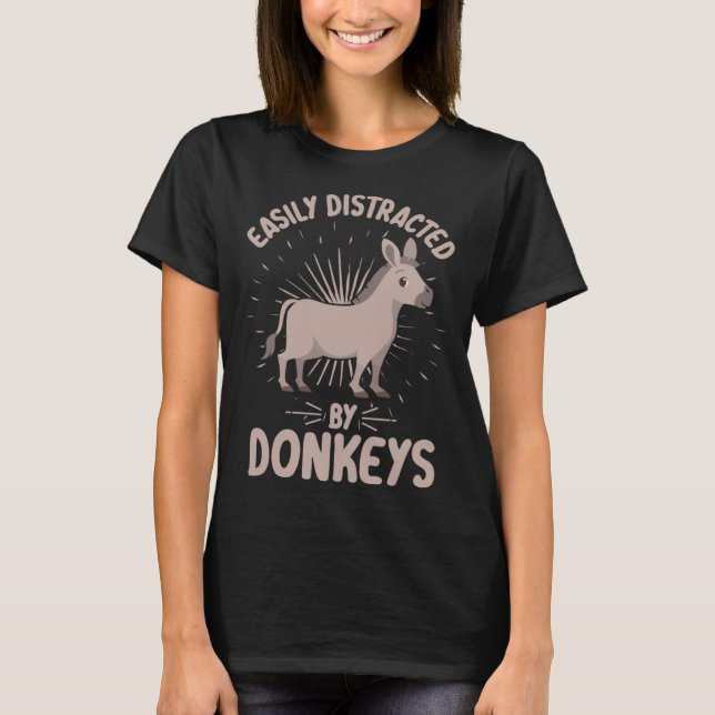 Donkey  Livestock T Shirt (Framsida)