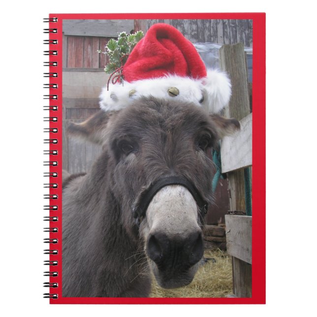 "Donkey make Underbar Santas" Anteckningsbok (Framsidan)