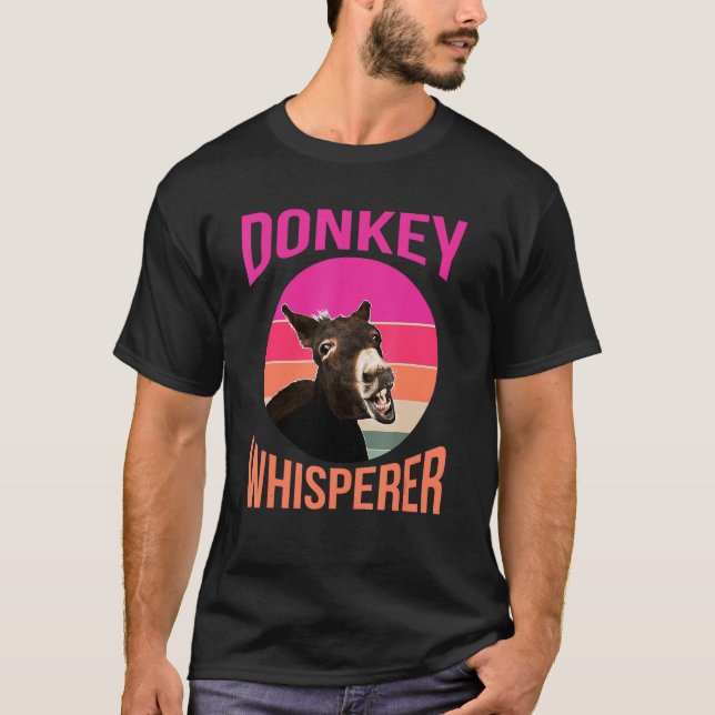 Donkey med citattecken gör mig till Smile 7 T Shirt (Framsida)