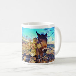Donkey med Ro Kor Kaffemugg