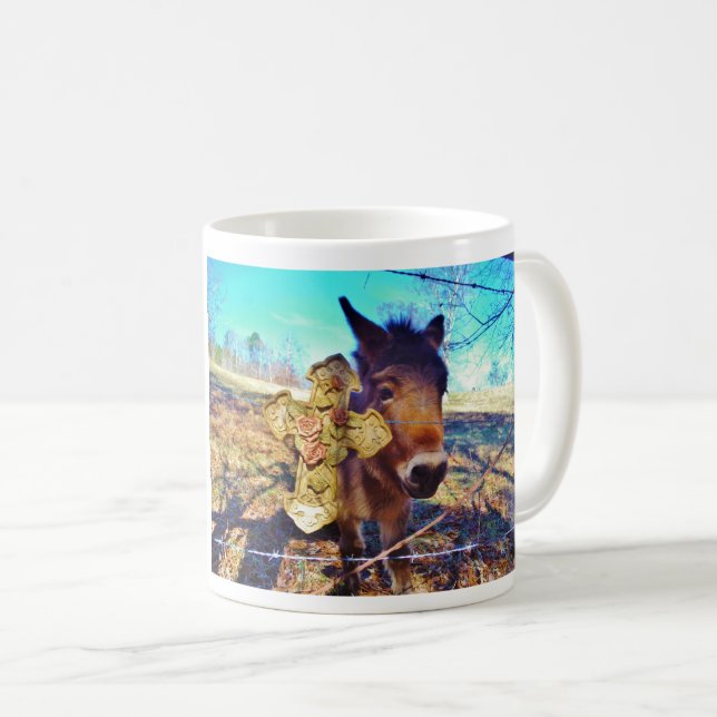 Donkey med Ro Kor Kaffemugg (Framsida höger)