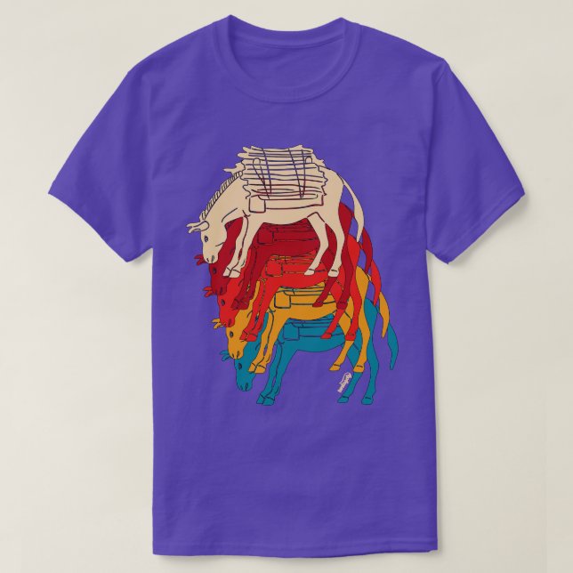 Donkey med skogen t shirt (Design framsida)