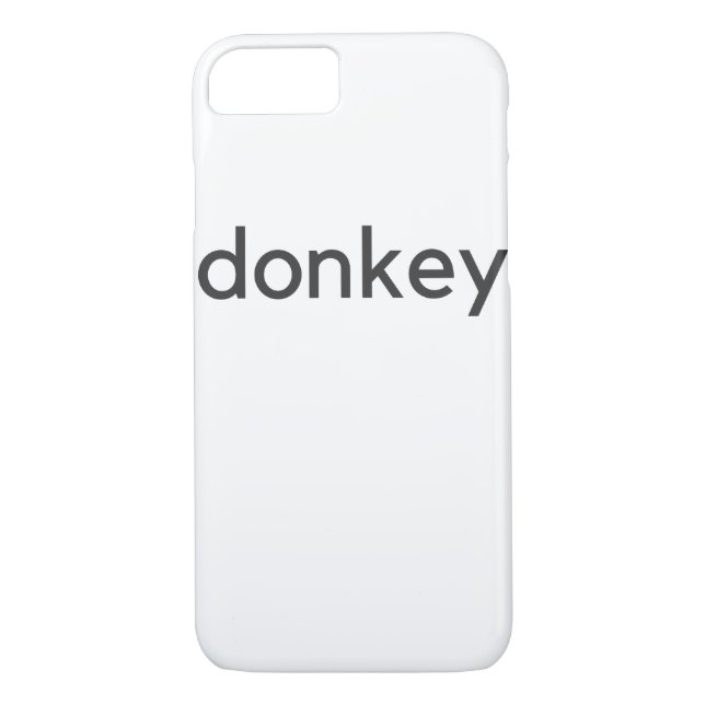 donkey-mörk Case-Mate iPhone skal (Baksida)