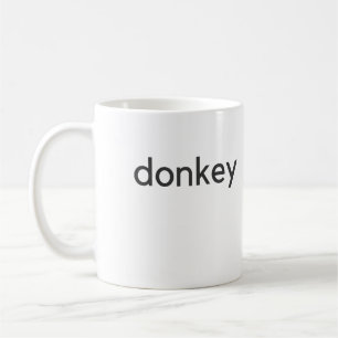 donkey-mörk kaffemugg