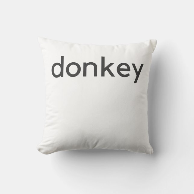 donkey-mörk kudde (Framsida)
