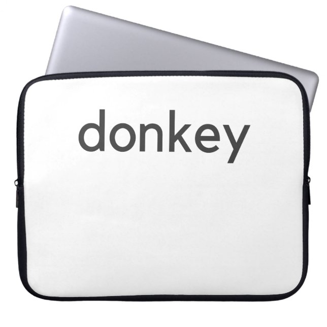 donkey-mörk laptop fodral (Framsidan)