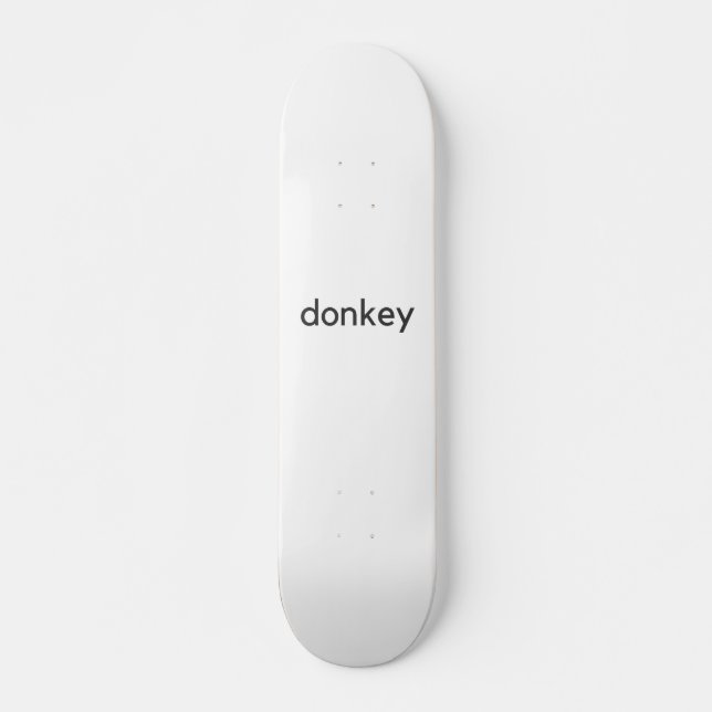 donkey-mörk mini skateboard bräda 18,5 cm (Framsida)