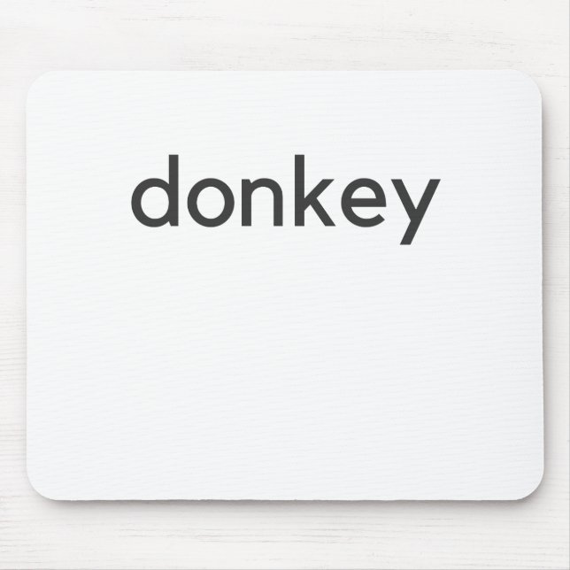 donkey-mörk musmatta (Framsidan)