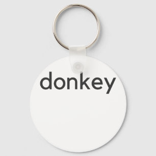 donkey-mörk nyckelring